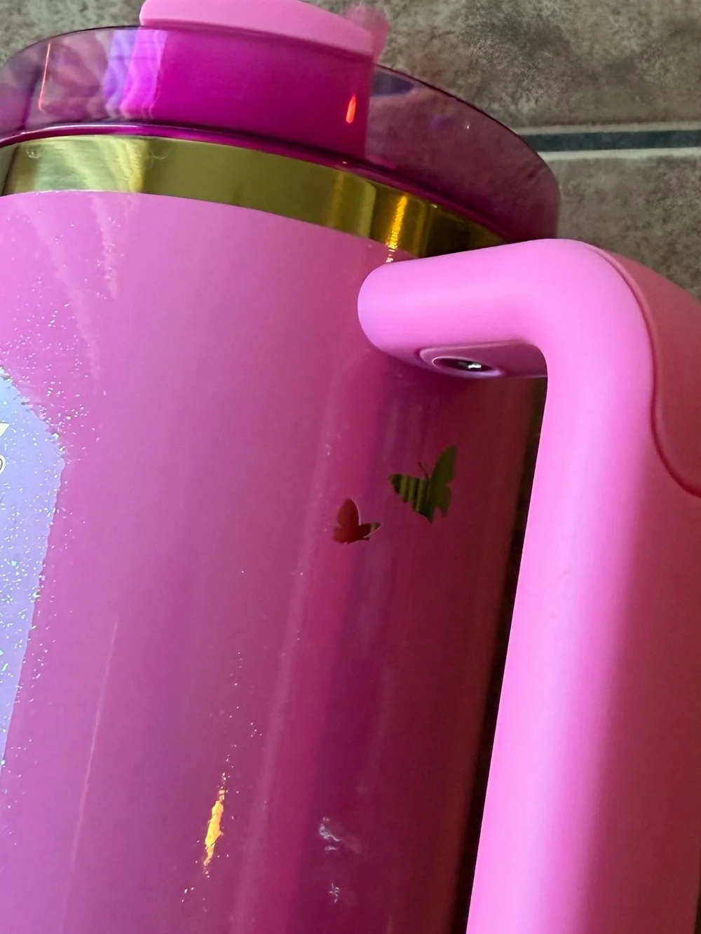 Glinda pink Stanley 40oz - Picture 6 of 14
